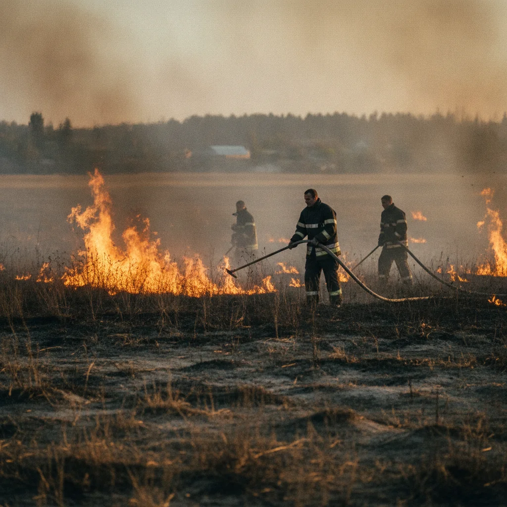67 de intervenții ale pompierilor din Teleorman în 72 de ore. Cele mai multe incendii au fost provocate de foc
