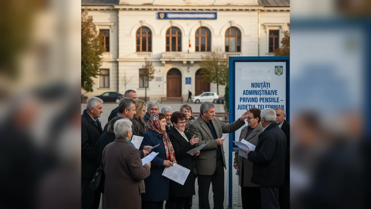 Actualizări administrative privind pensiile în Alexandria și județul Teleorman