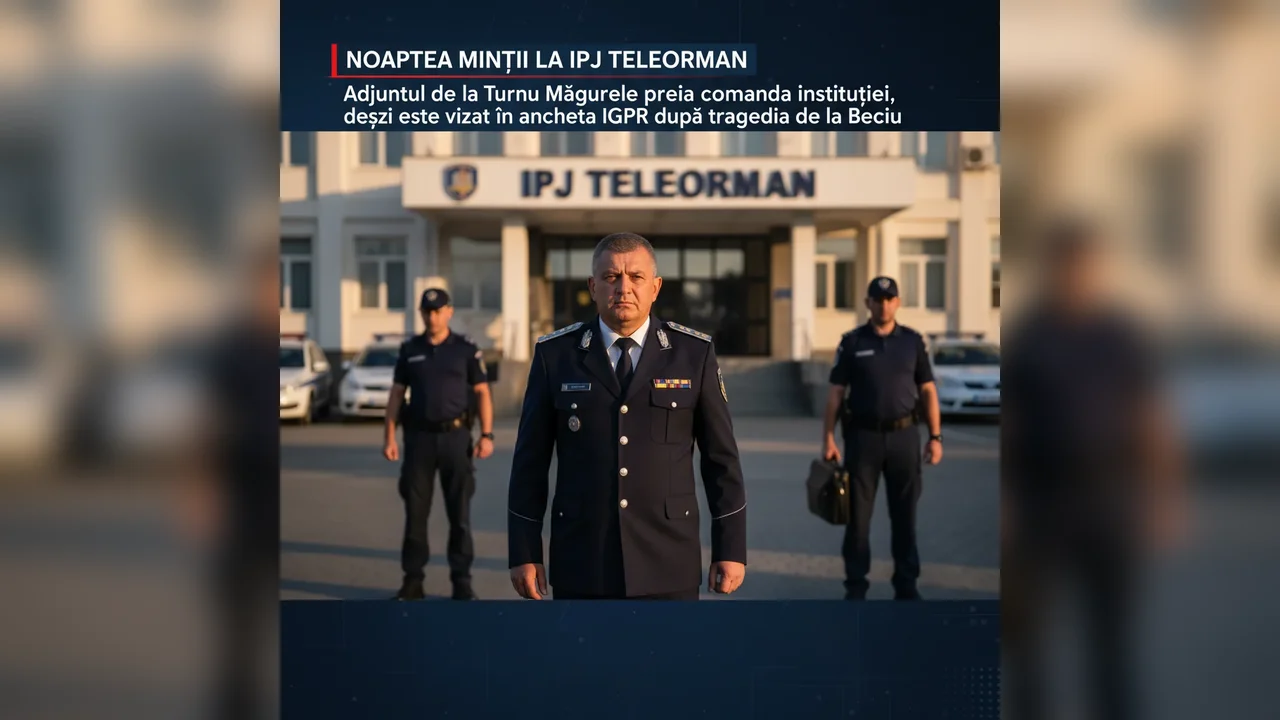 Adjunctul IPJ Teleorman de la Turnu Măgurele preia conducerea instituției, în pofida anchetei IGPR legate de tragedia de la Beciu