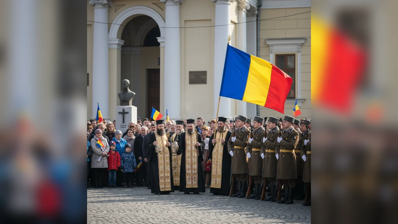 Alexandria marchează 24 ianuarie, Mica Unire a Principatelor Române, prin ceremonii militare și religioase