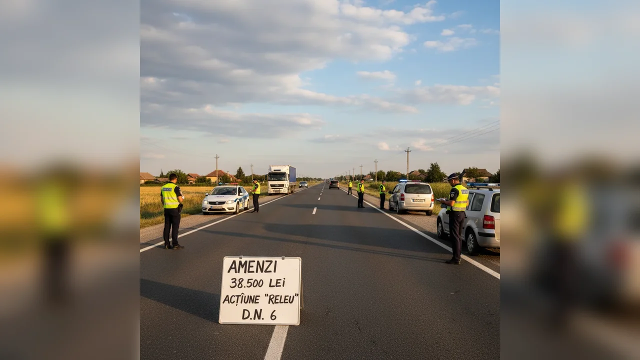 Amenzi de 38.500 lei aplicate în cadrul acțiunii Releu