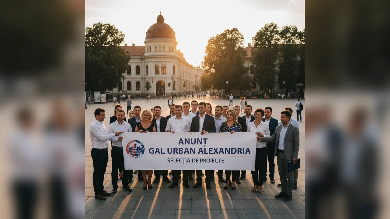 Apel de selecție de proiecte lansat de GAL Urban Alexandria pentru comunitatea din municipiu