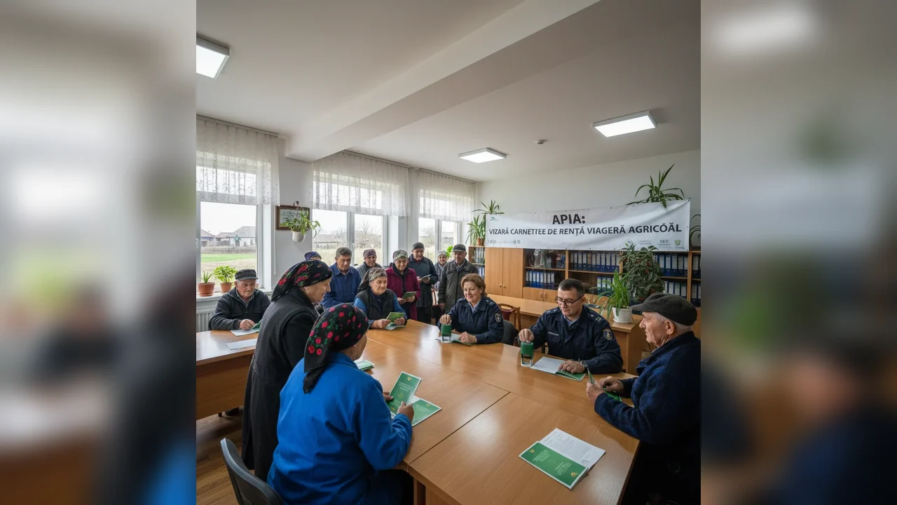 APIA dă startul procesului de vizare a carnetelor pentru renta viageră agricolă