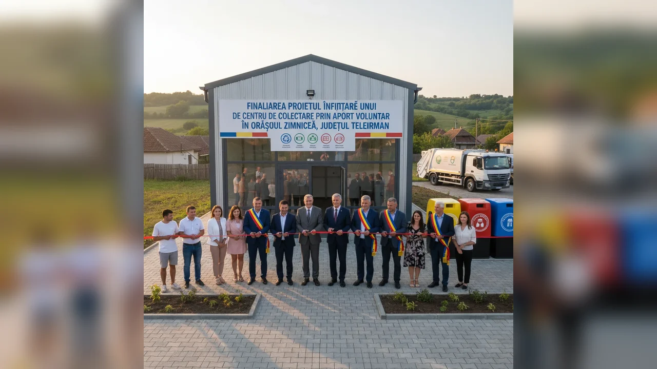 Centru de colectare voluntară finalizat în orașul Zimnicea