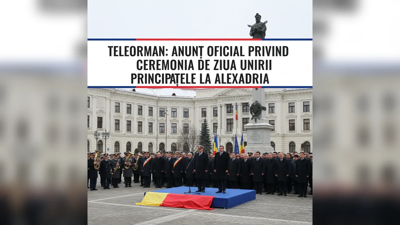 Ceremonie militară și religioasă de Ziua Unirii Principatelor, anunțată la Alexandria