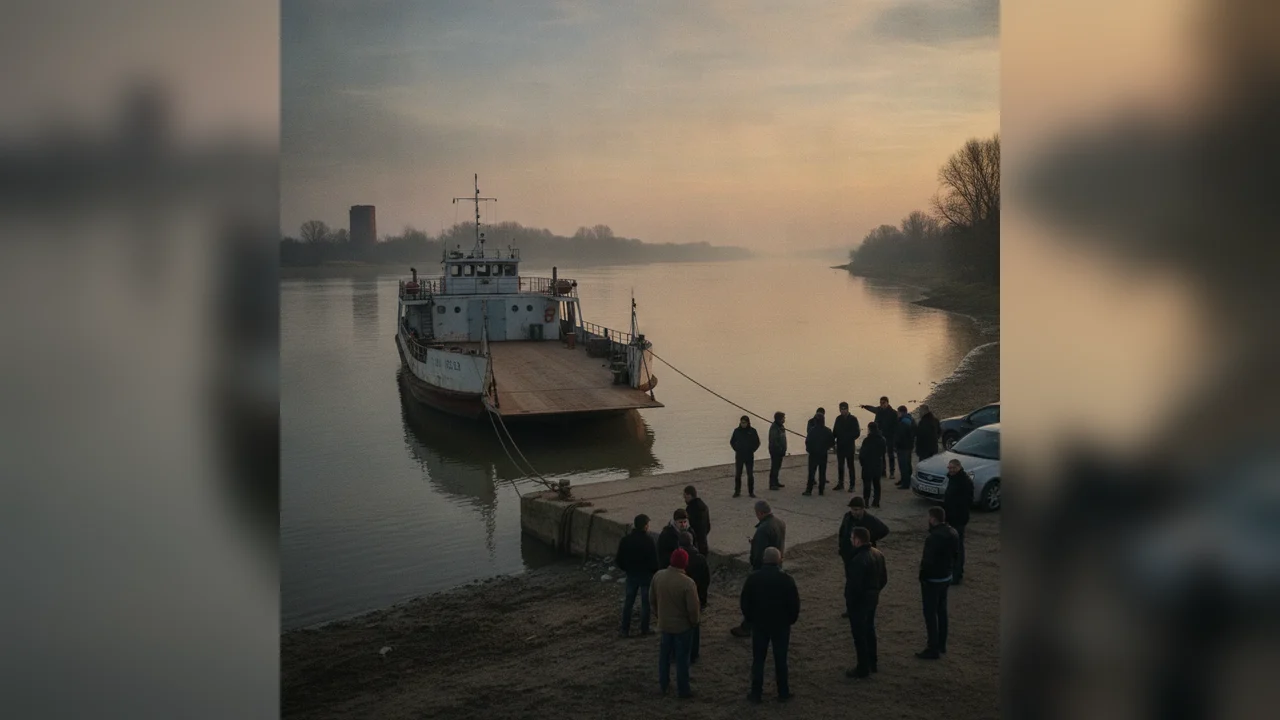 Circulația cu feribotul Turnu Măgurele-Nikopol, suspendată luni din cauza unor defecțiuni