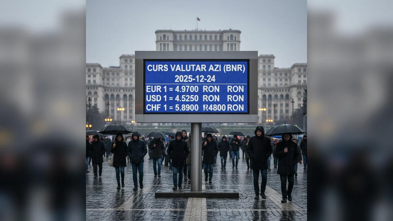 Curs valutar azi (BNR) – 2025-12-24