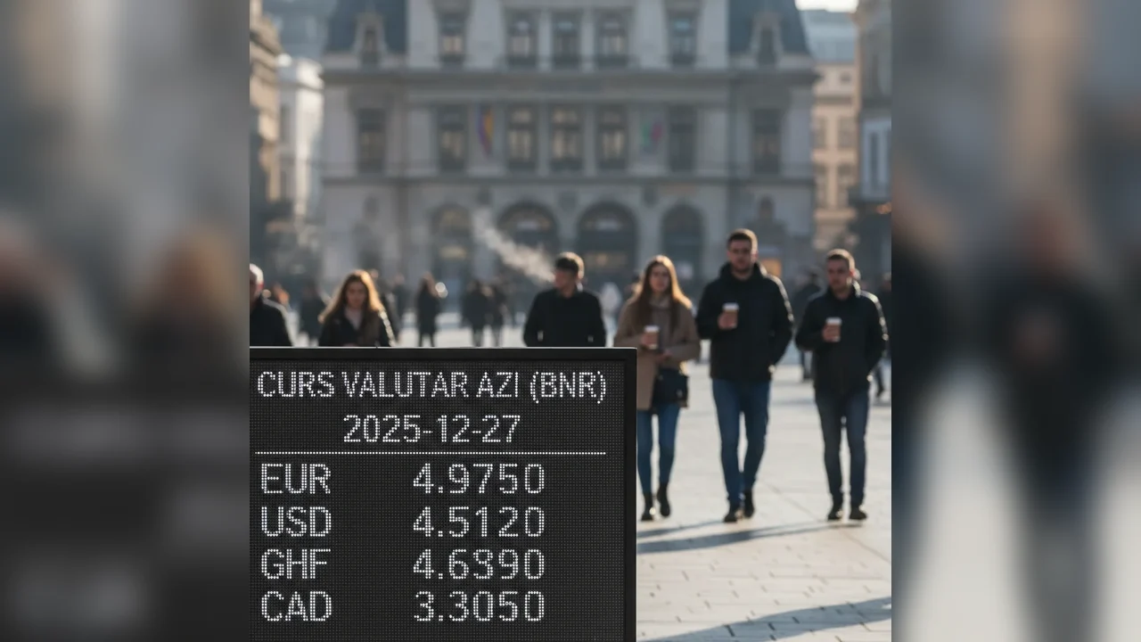 Curs valutar azi (BNR) – 2025-12-27