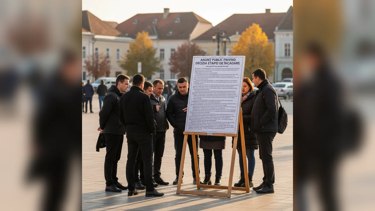Decizia etapei de încadrare: anunț important public