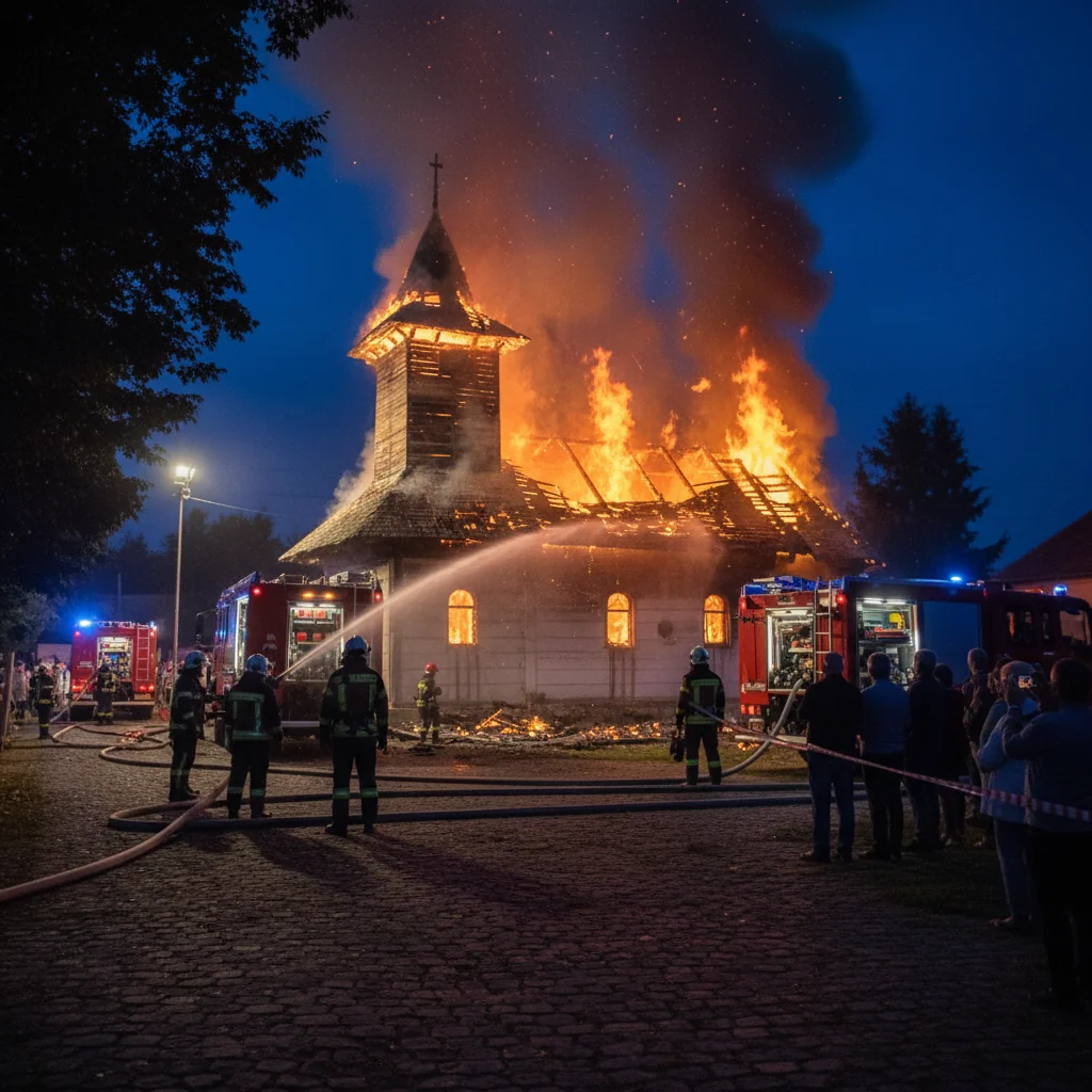 DJ 503 Drăgănești–Târnava: două femei rănite, mașină răsturnată