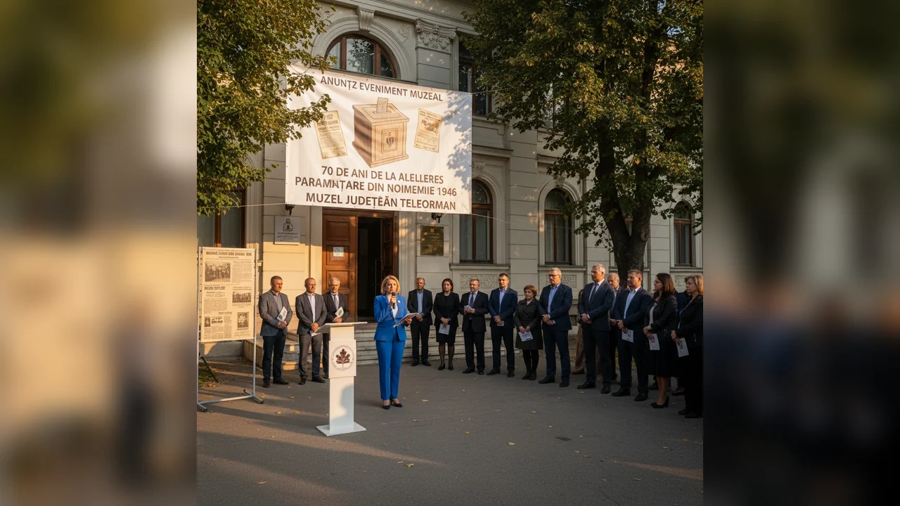 Eveniment dedicat alegerilor parlamentare din 1946, anunțat la Muzeul Județean Teleorman din Alexandria