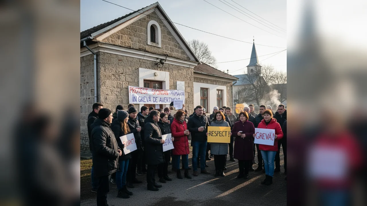 funcționarii intră în grevă de avertisment