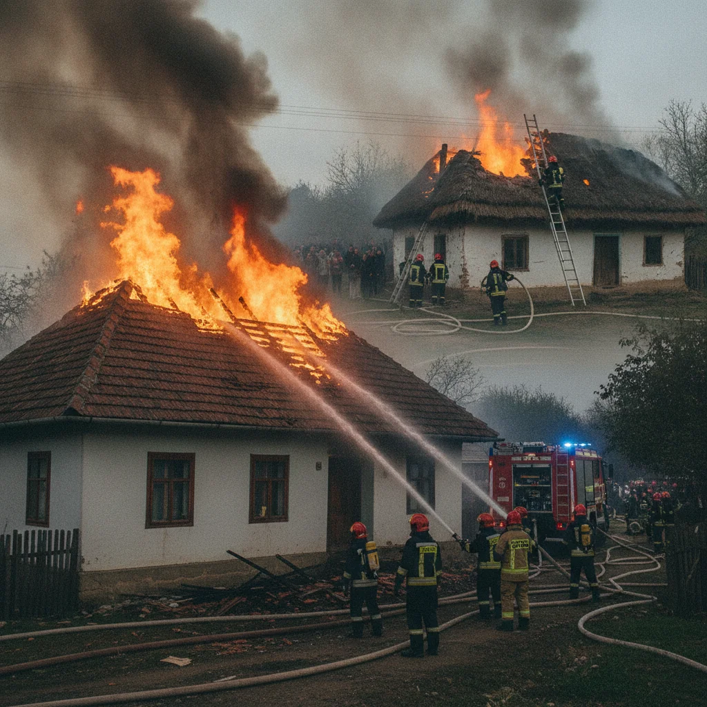 Incendii grave în Teleorman: Un bărbat a murit, pagube de 130.000 lei
