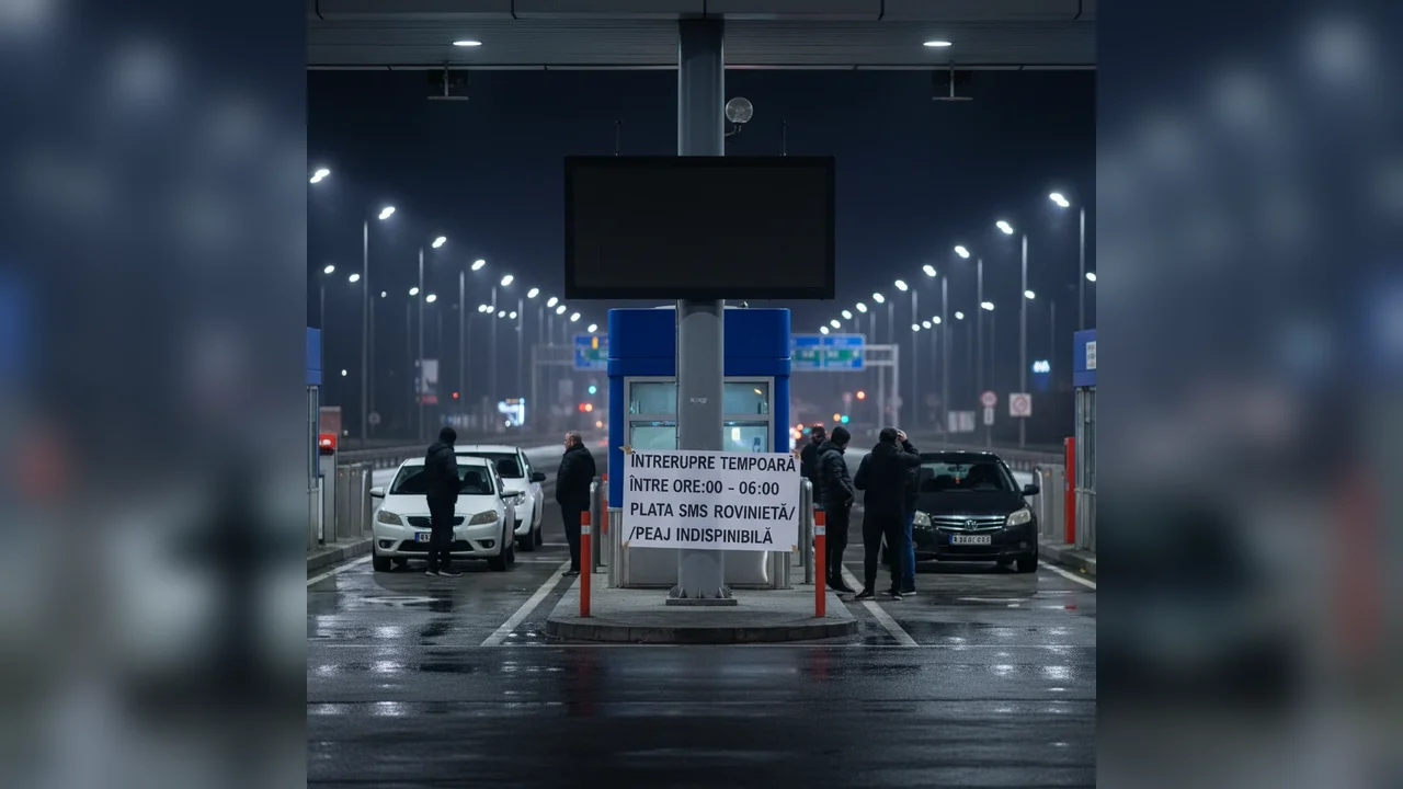 Intervenție temporară la emiterea rovinietei și peajului prin SMS