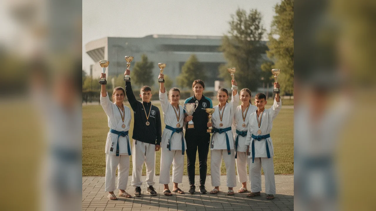 Karateka CSM Alexandria, 90 de medalii la Cupa Voluntari
