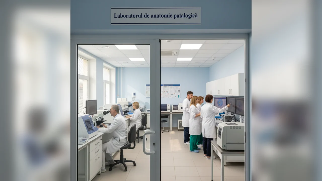 Laboratorul de anatomie patologică din Spitalul Județean Alexandria, modernizat pentru diagnostic oncologic precis