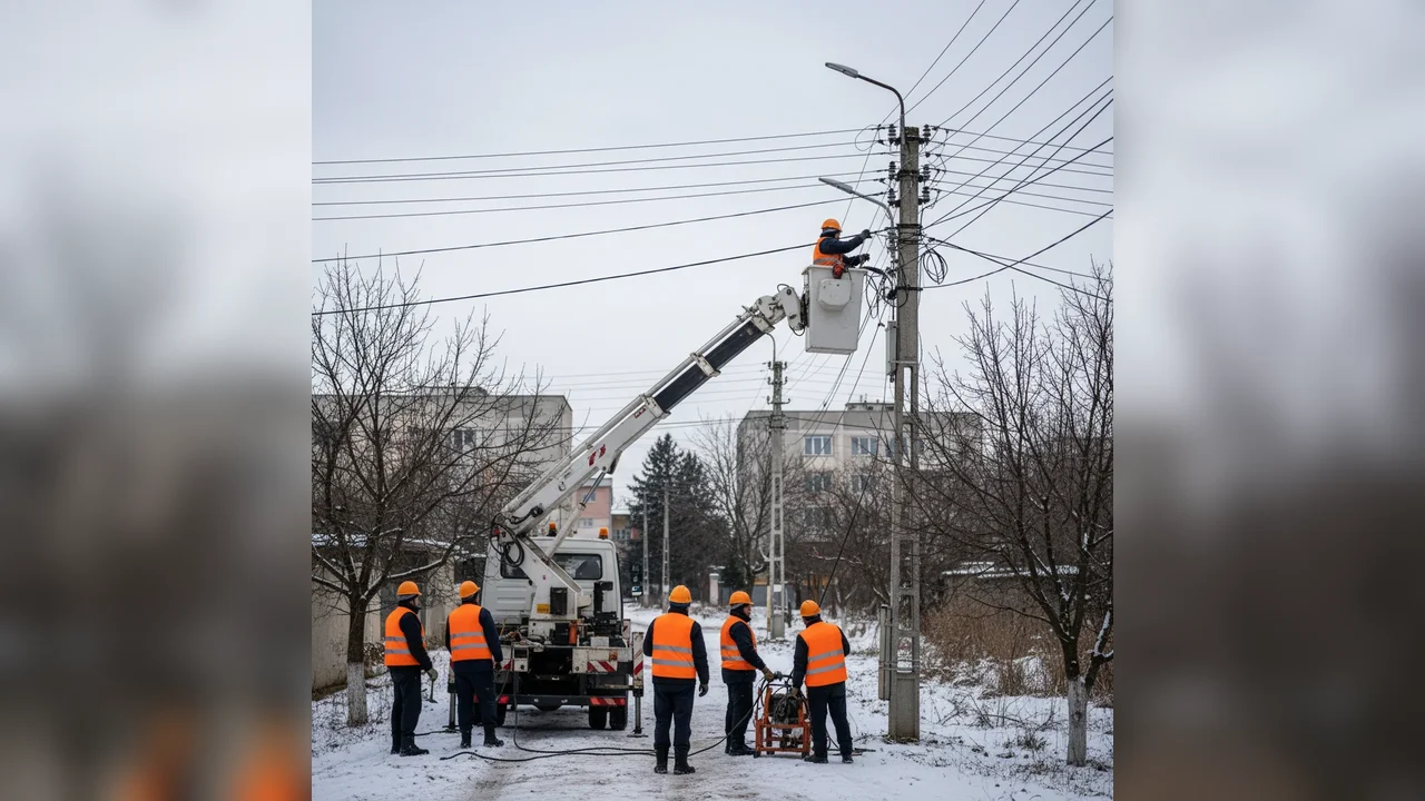 Lucrări programate la rețeaua electrică din Alexandria în perioada 12–18 ianuarie 2026