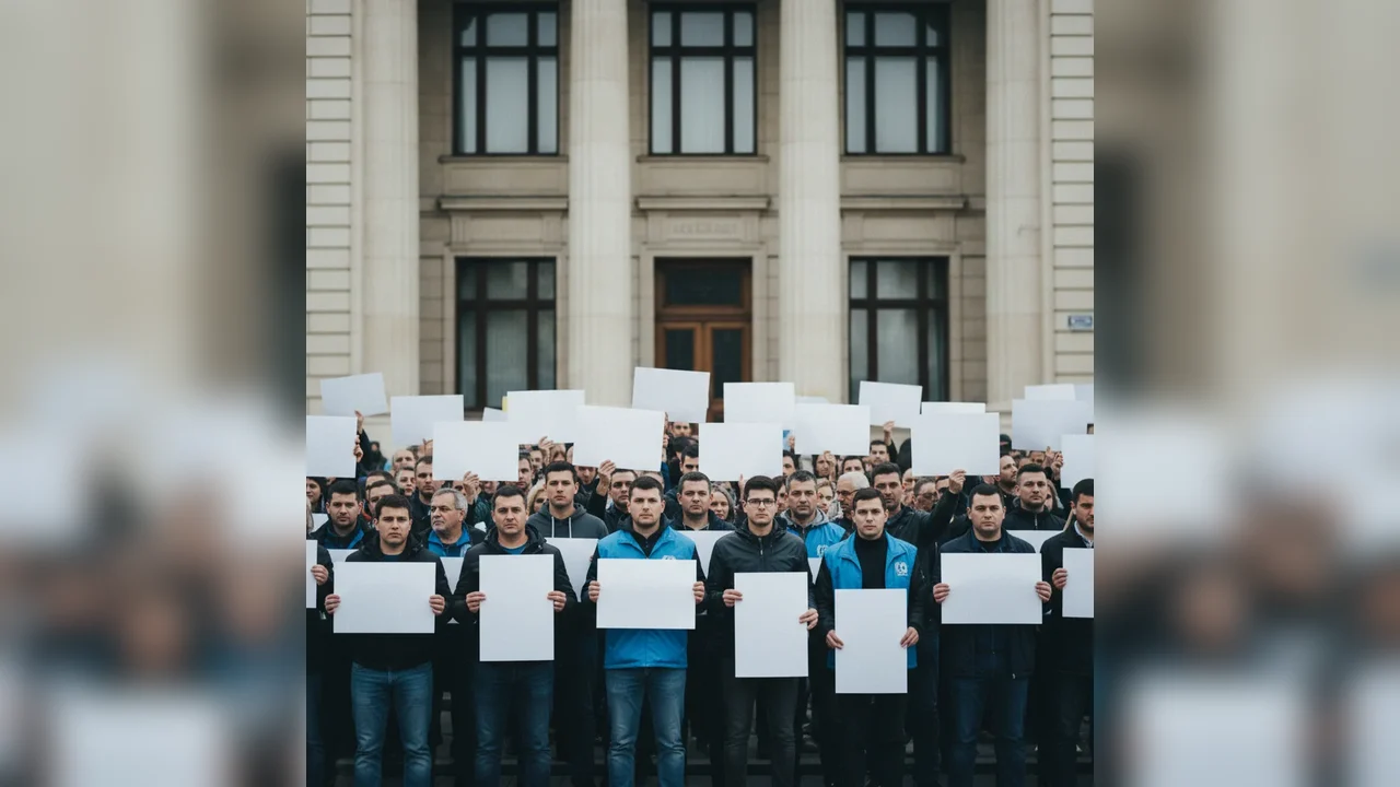Protest ANAF Alexandria: Activitate perturbată azi
