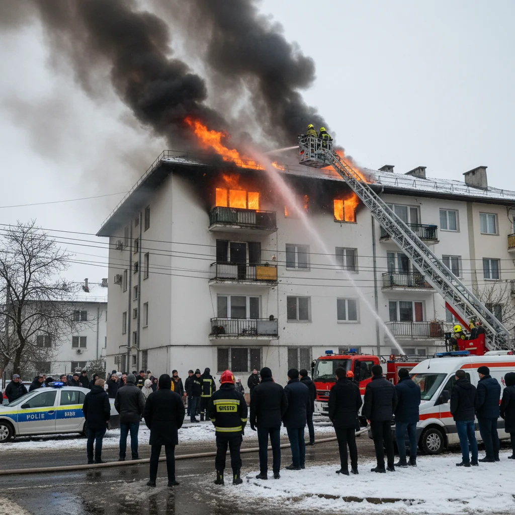 Purani, Vitănești: incendiu la o gospodărie, alertă la prânz