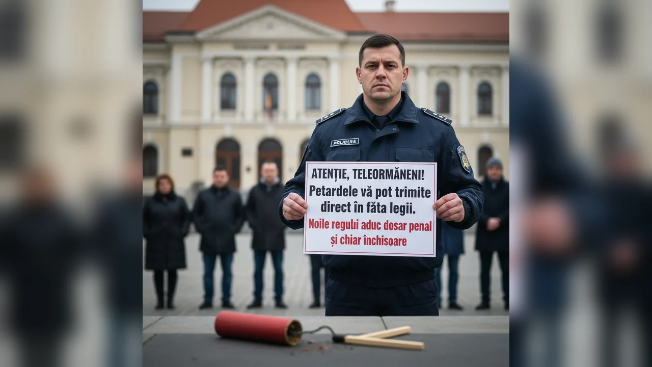 Teleormăneni, atenție! Petardele pot duce la dosar penal și pedeapsă cu închisoarea conform noilor reguli