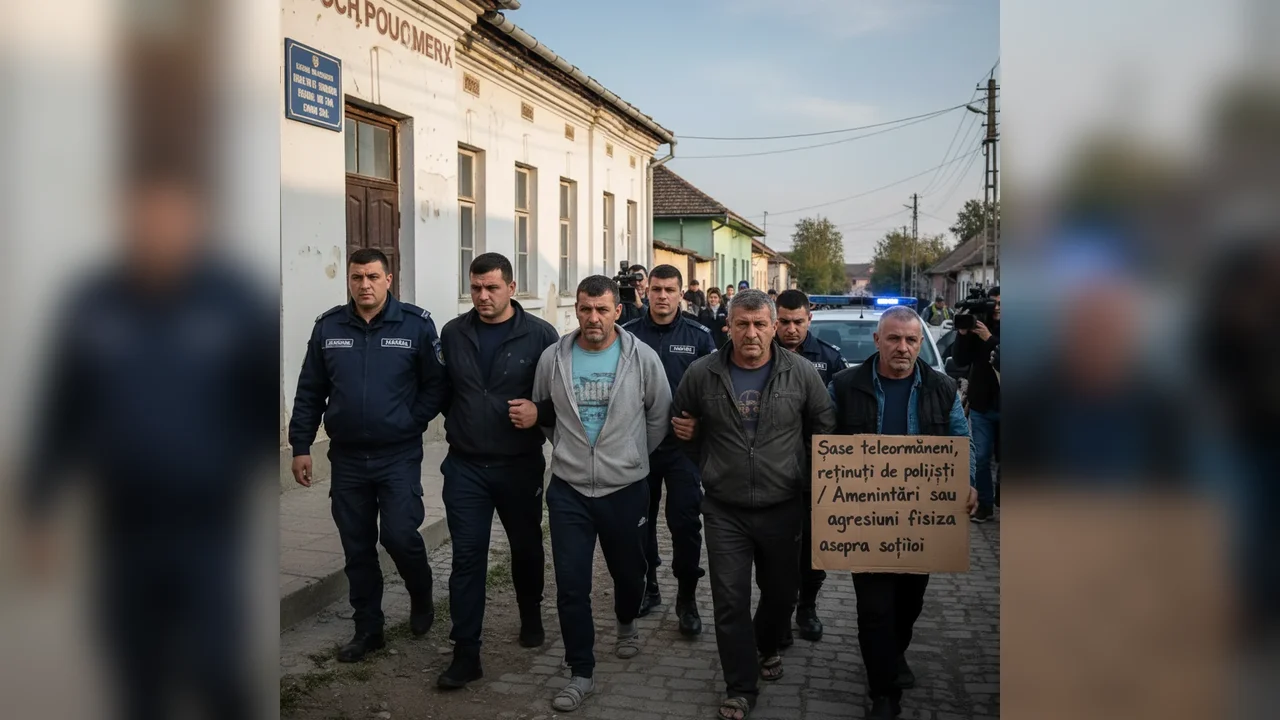 Teleormăneni reținuți pentru amenințări sau agresiuni fizice