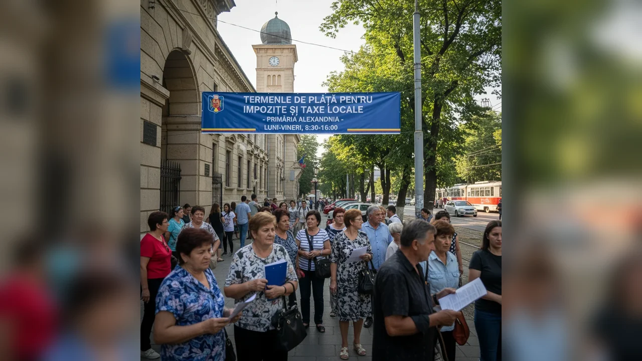Termene actualizate pentru plata impozitelor și taxelor locale în Alexandria
