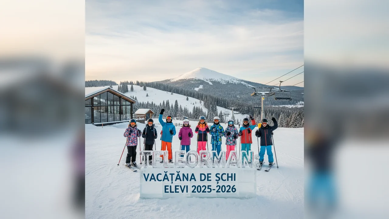 Vacanța de schi pentru elevi în anul școlar 2025–2026: calendar flexibil în Alexandria și județul Teleorman