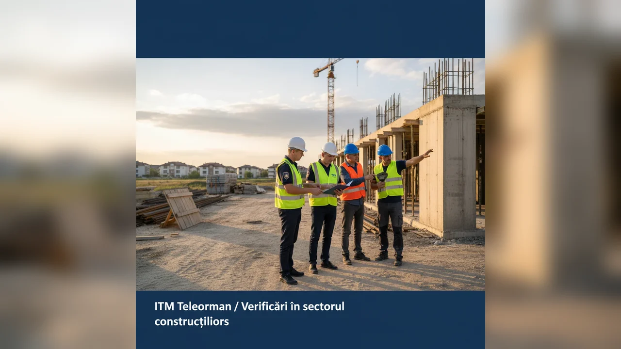 Verificări ITM Teleorman în sectorul construcțiilor în 2023